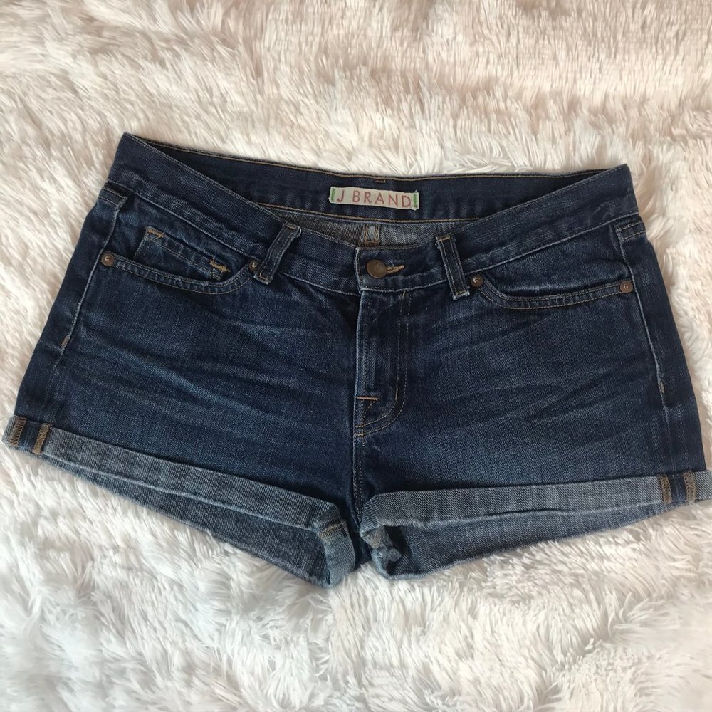 J Brand Cuffed Denim Shorts